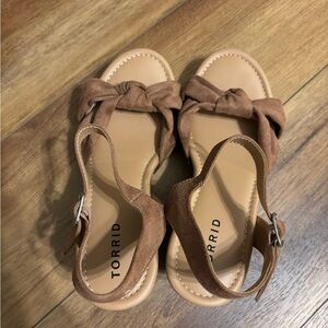 Torrid Women's Brown Knotted Sandals